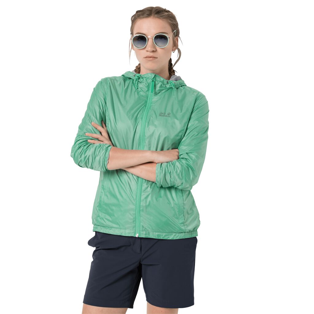 Jack Wolfskin JWP BREATHER Vestes Femme Vert - JSOPIUG-20